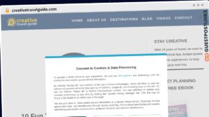 Publish Guest Post on creativetravelguide.com