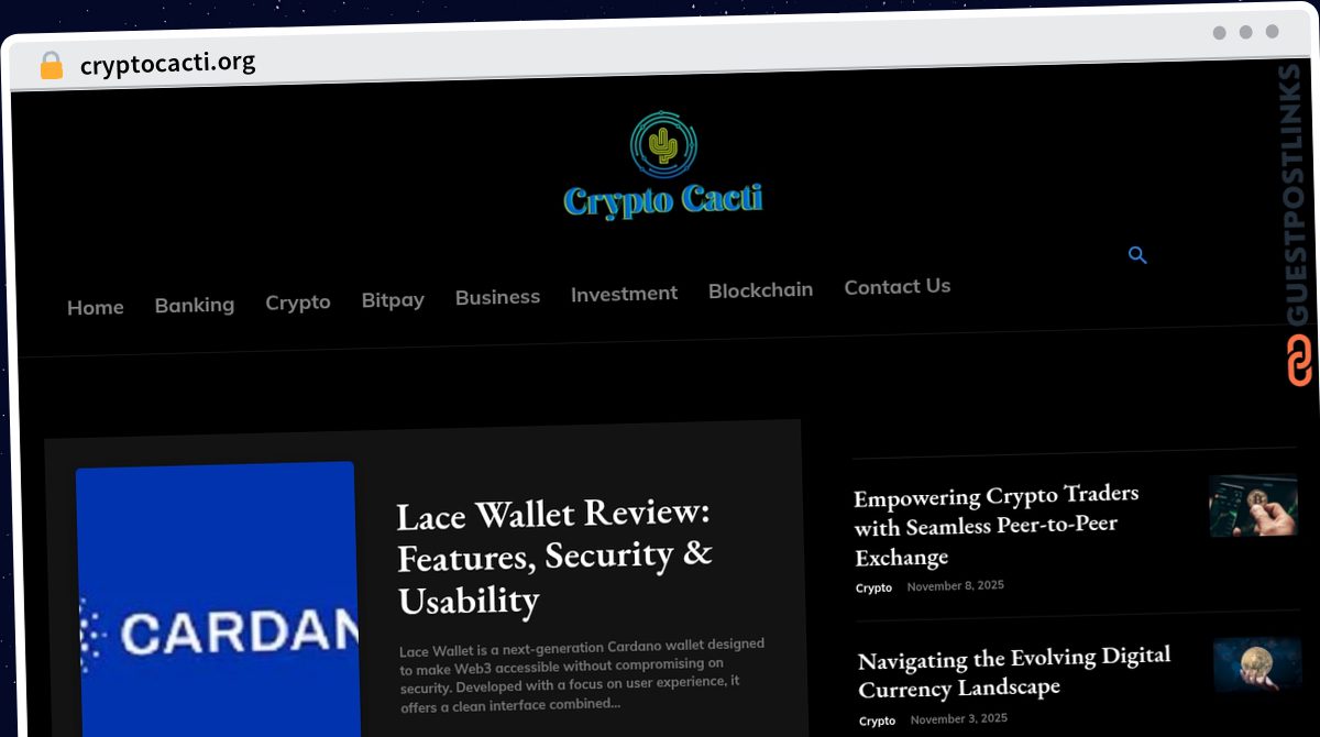 Publish Guest Post on cryptocacti.org