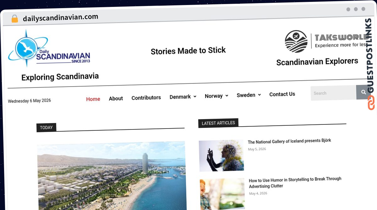 Publish Guest Post on dailyscandinavian.com