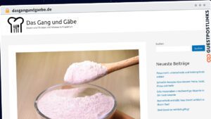 Publish Guest Post on dasgangundgaebe.de
