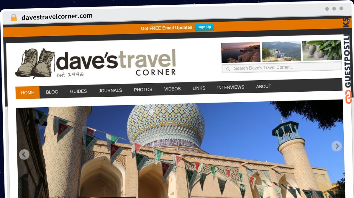 Publish Guest Post on davestravelcorner.com