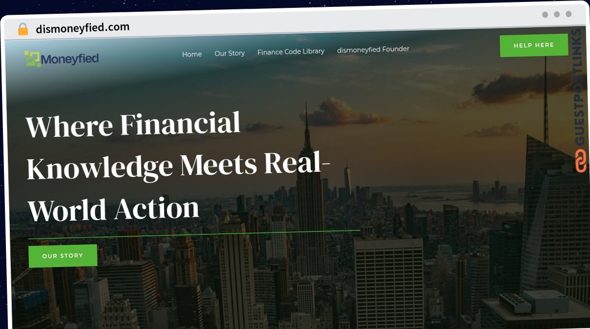 Publish Guest Post on dismoneyfied.com