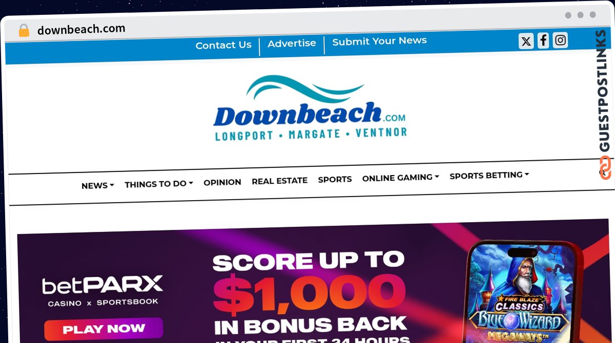 Publish Guest Post on downbeach.com
