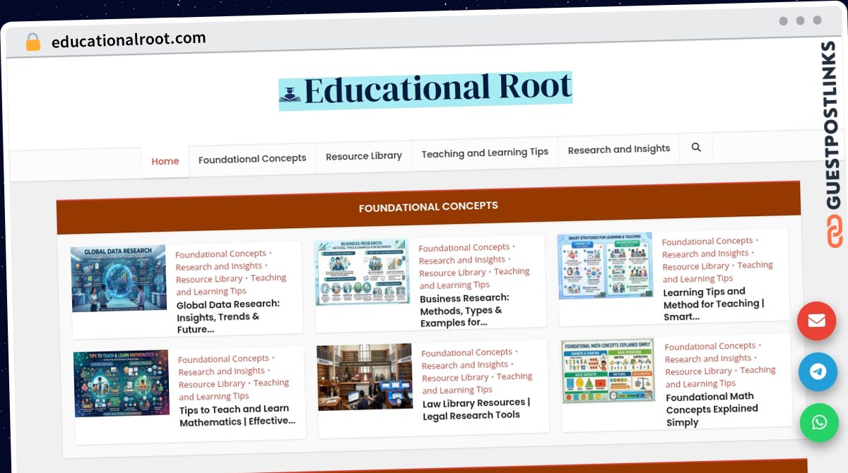 Publish Guest Post on educationalroot.com
