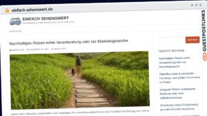 Publish Guest Post on einfach-sehenswert.de