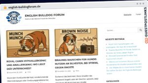 Publish Guest Post on english-bulldogforum.de