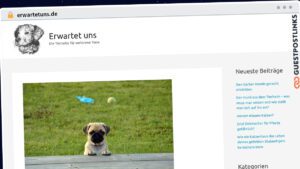 Publish Guest Post on erwartetuns.de
