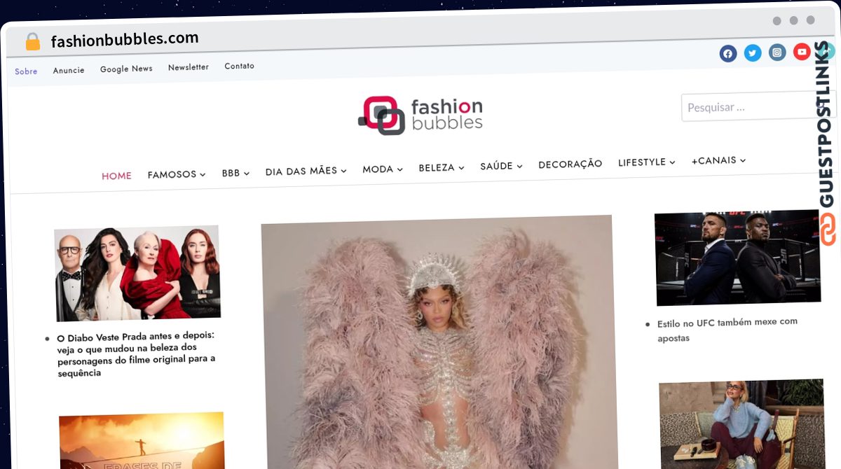 Publish Guest Post on fashionbubbles.com