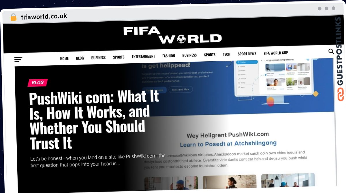Publish Guest Post on fifaworld.co.uk