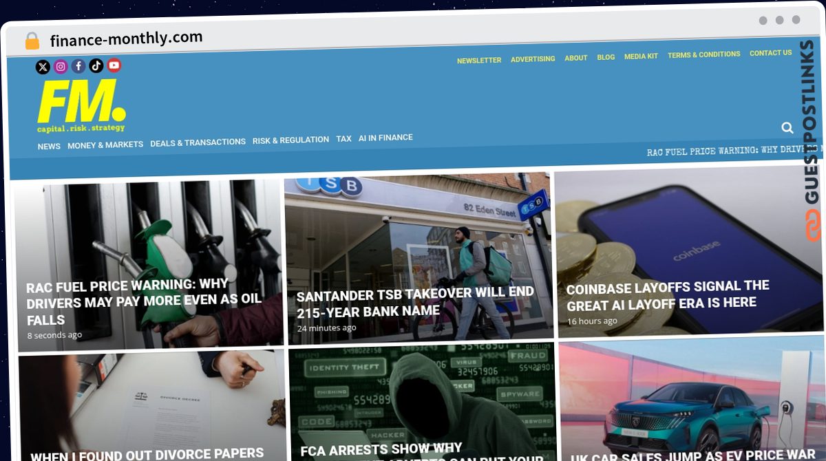 Publish Guest Post on finance-monthly.com