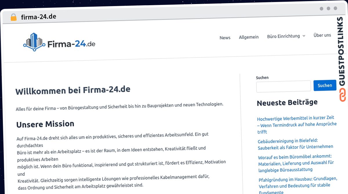 Publish Guest Post on firma-24.de