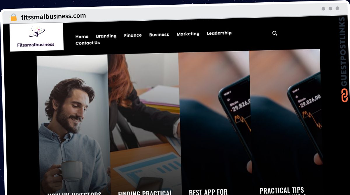 Publish Guest Post on fitssmalbusiness.com