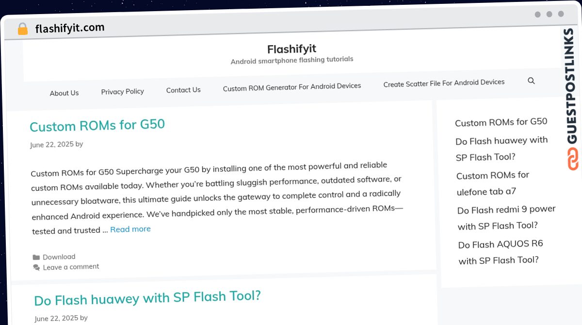 Publish Guest Post on flashifyit.com