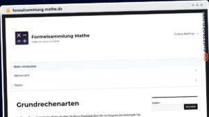 Publish Guest Post on formelsammlung-mathe.de