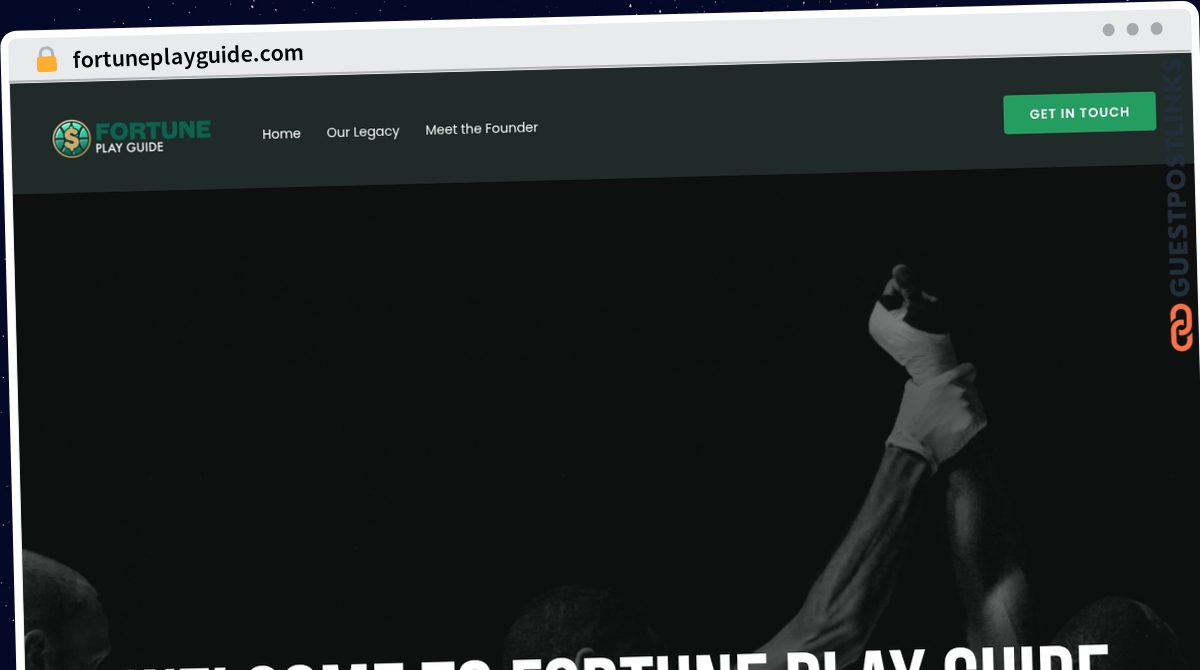 Publish Guest Post on fortuneplayguide.com