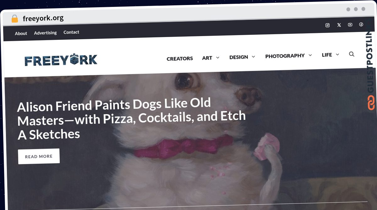 Publish Guest Post on freeyork.org