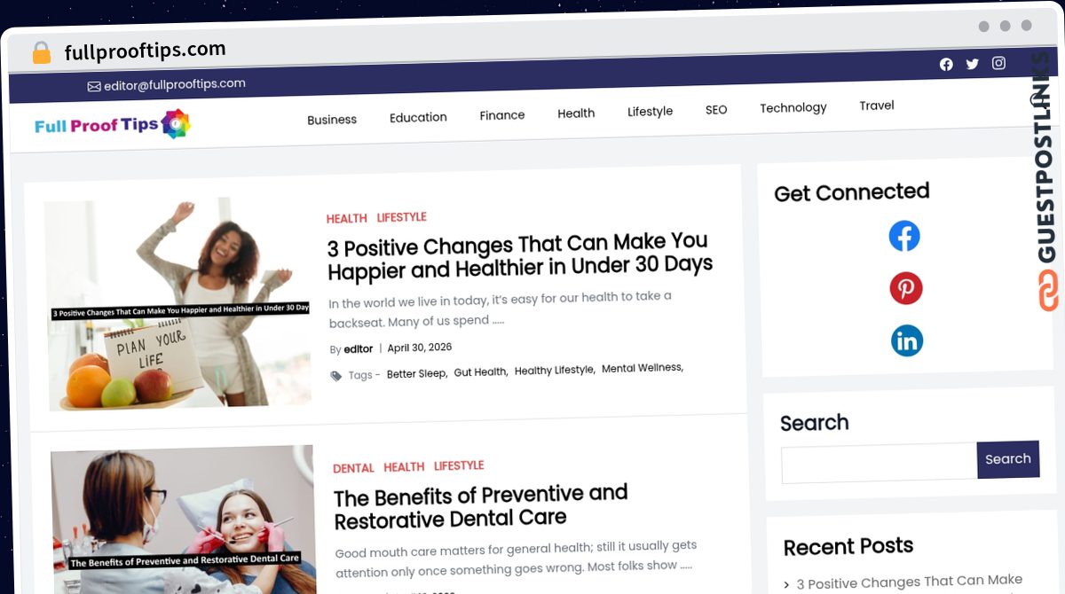 Publish Guest Post on fullprooftips.com