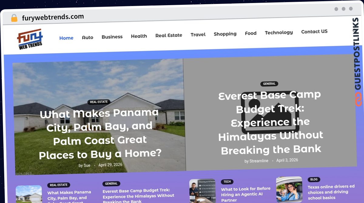Publish Guest Post on furywebtrends.com