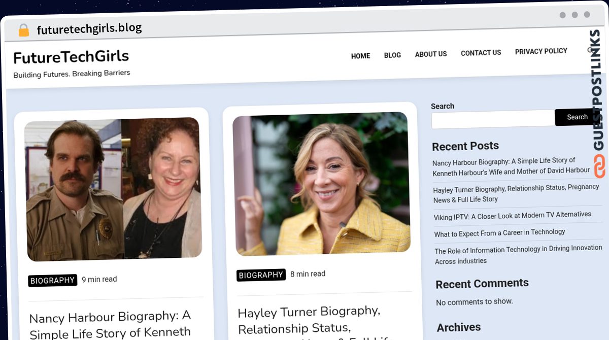 Publish Guest Post on futuretechgirls.blog