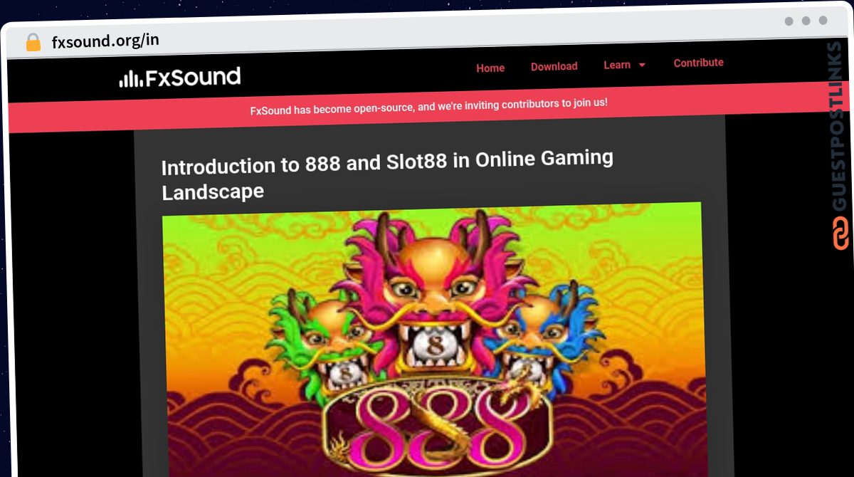 Publish Guest Post on fxsound.org/in