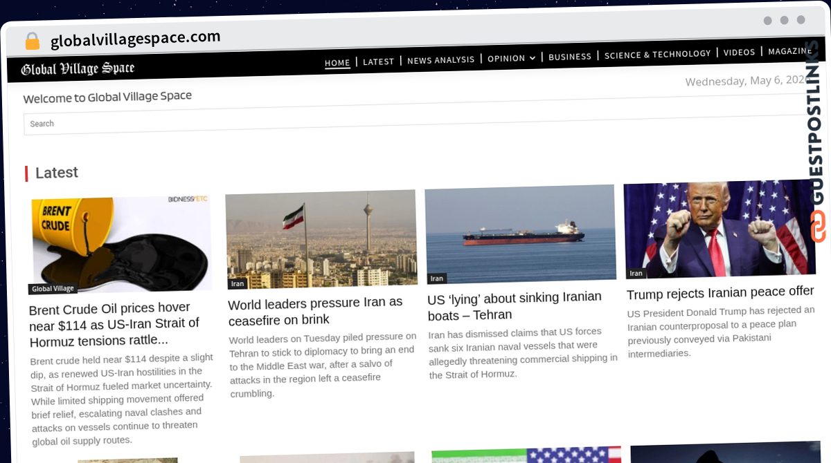 Publish Guest Post on globalvillagespace.com