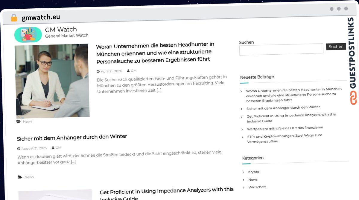 Publish Guest Post on gmwatch.eu