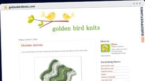 Publish Guest Post on goldenbirdknits.com
