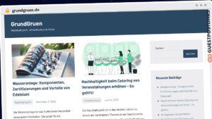 Publish Guest Post on grundgruen.de