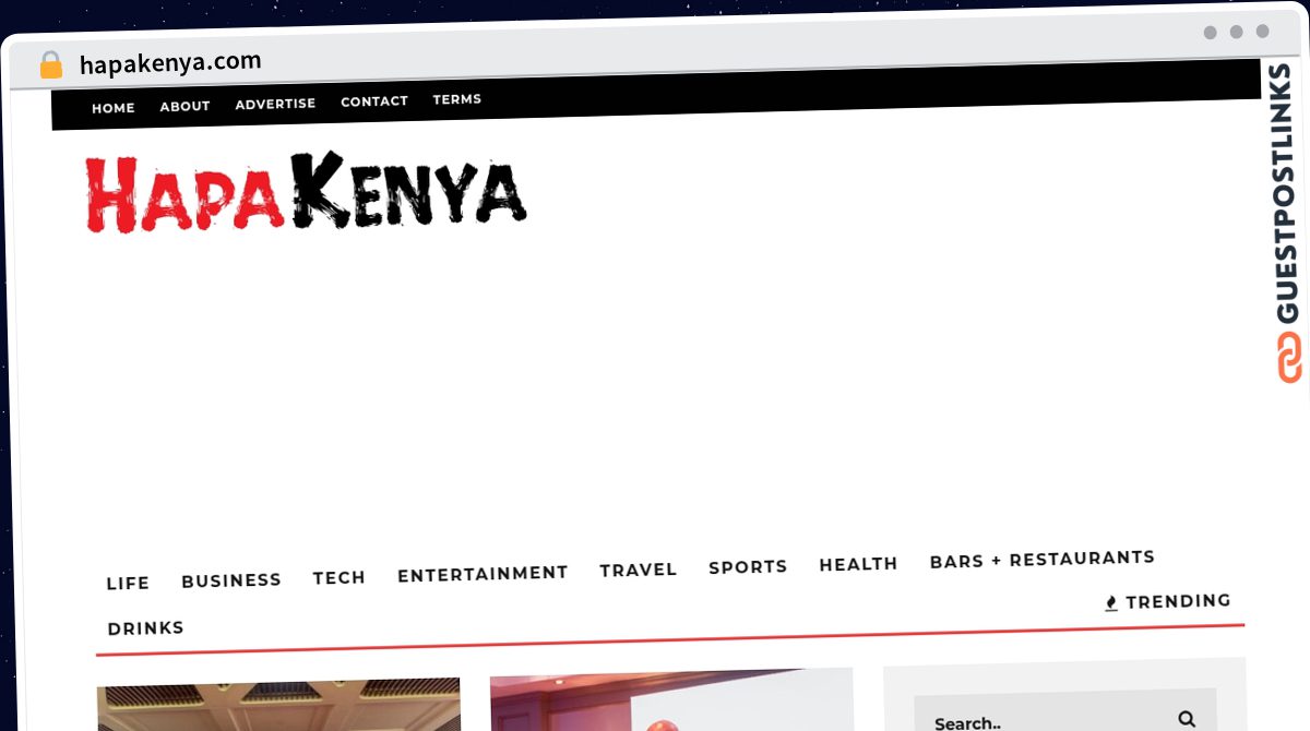 Publish Guest Post on hapakenya.com