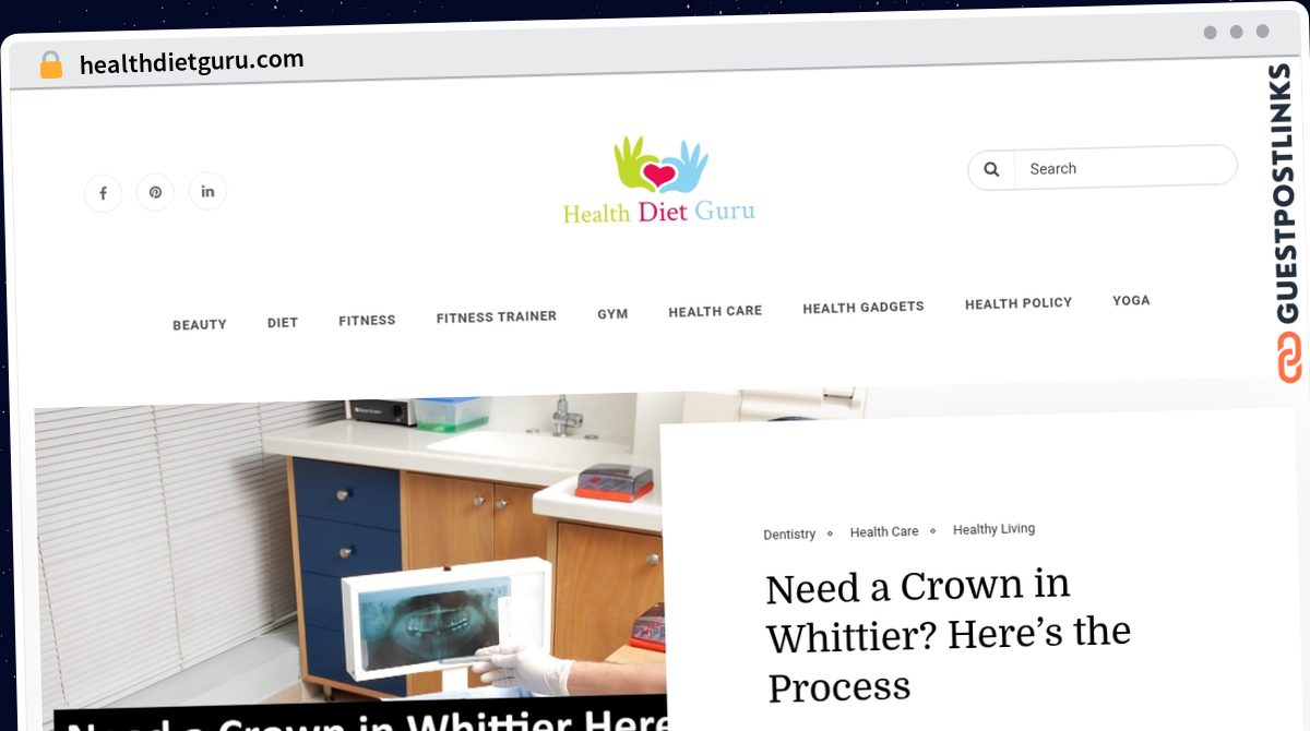 Publish Guest Post on healthdietguru.com