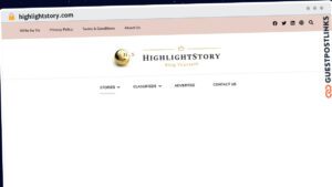 Publish Guest Post on highlightstory.com