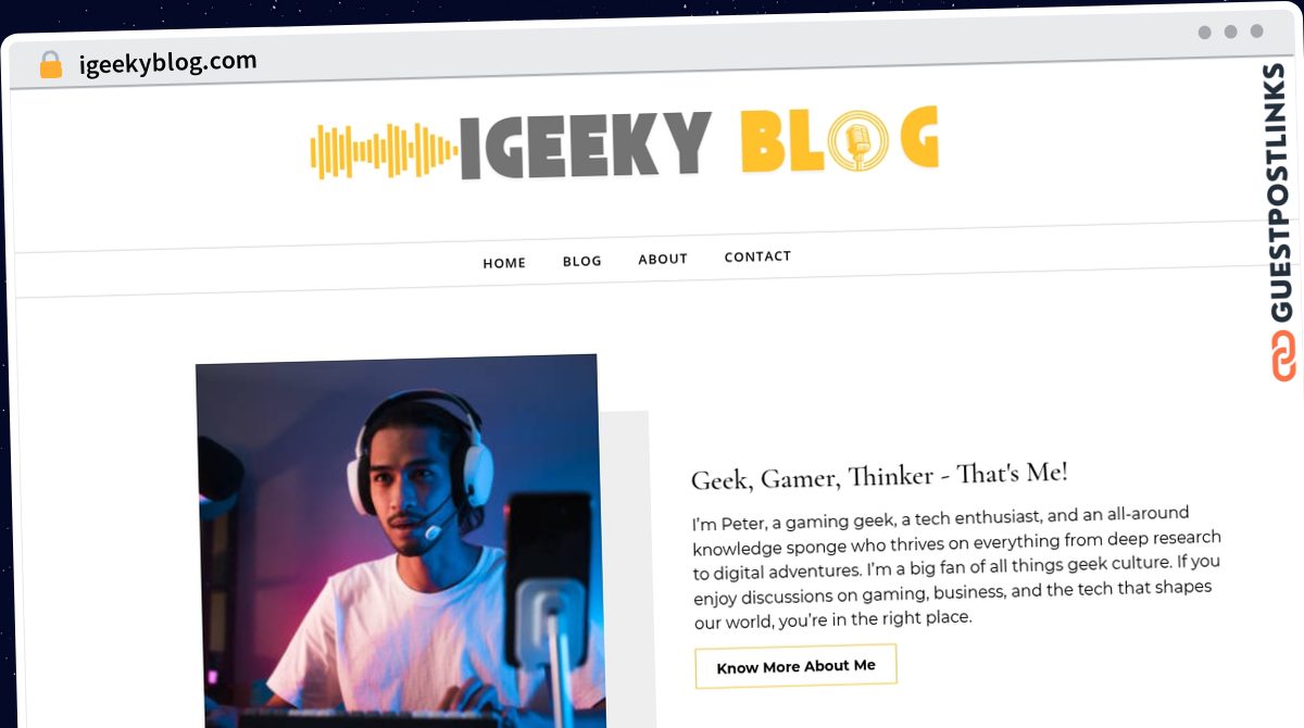 Publish Guest Post on igeekyblog.com