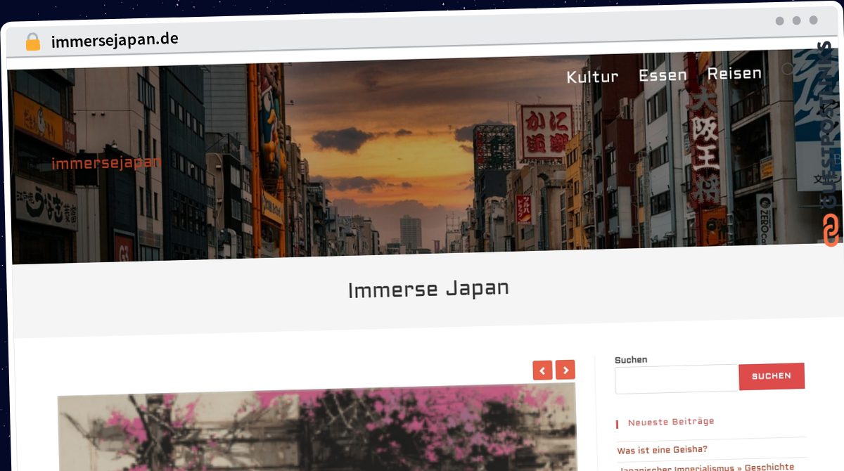 Publish Guest Post on immersejapan.de