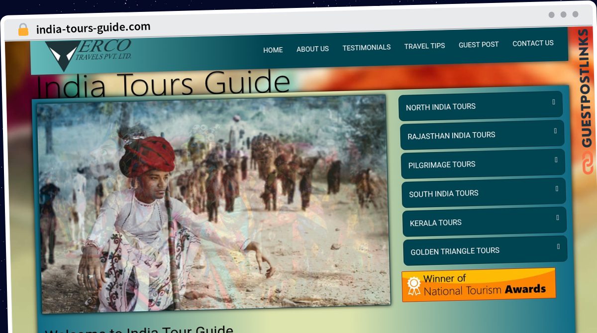 Publish Guest Post on india-tours-guide.com