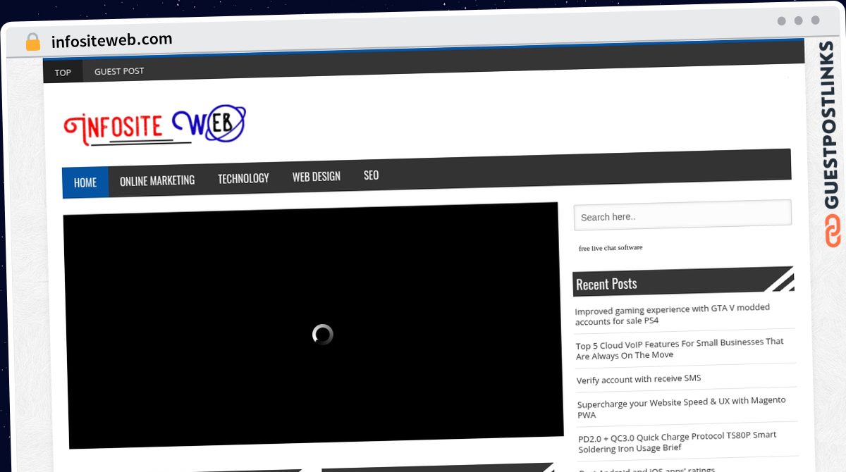 Publish Guest Post on infositeweb.com