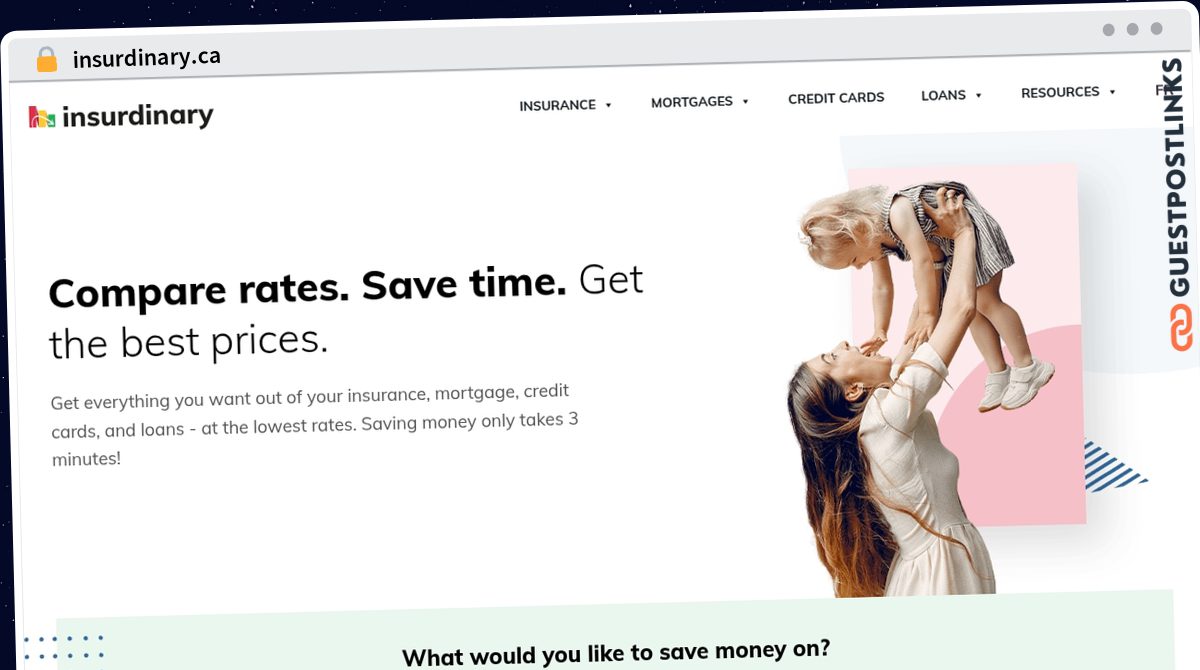 Publish Guest Post on insurdinary.ca