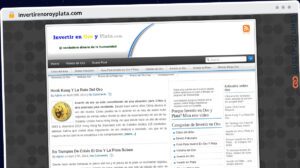 Publish Guest Post on invertirenoroyplata.com