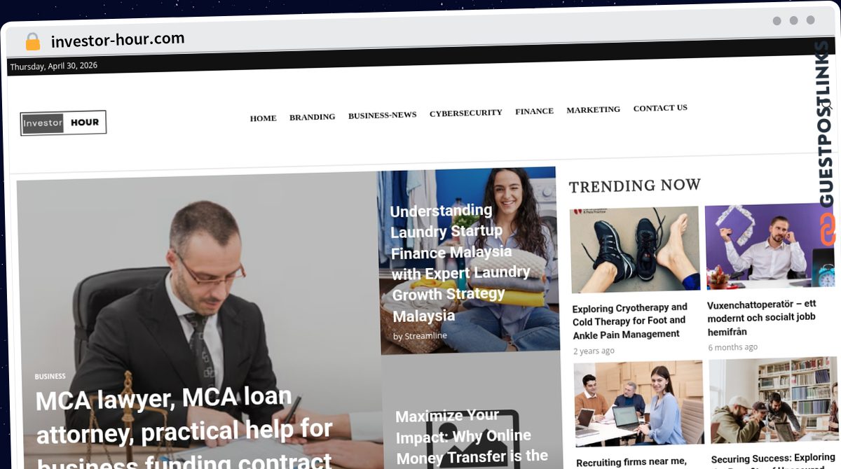Publish Guest Post on investor-hour.com