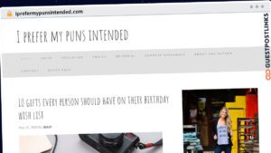 Publish Guest Post on iprefermypunsintended.com