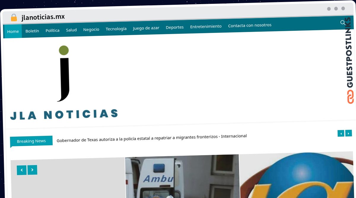 Publish Guest Post on jlanoticias.mx
