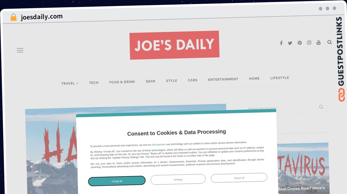 Publish Guest Post on joesdaily.com