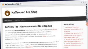 Publish Guest Post on kaffeeundteeshop.de
