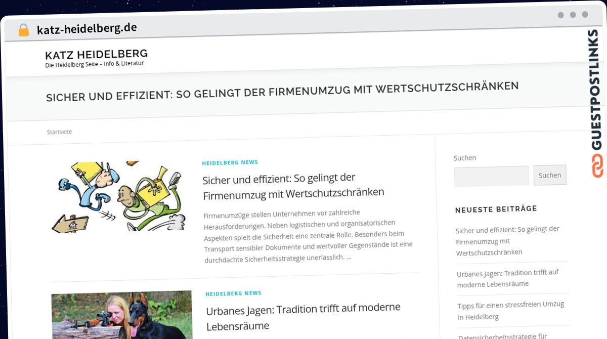 Publish Guest Post on katz-heidelberg.de