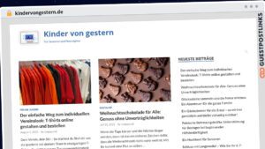 Publish Guest Post on kindervongestern.de