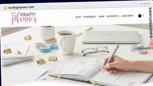 Publish Guest Post on kraftyplanner.com