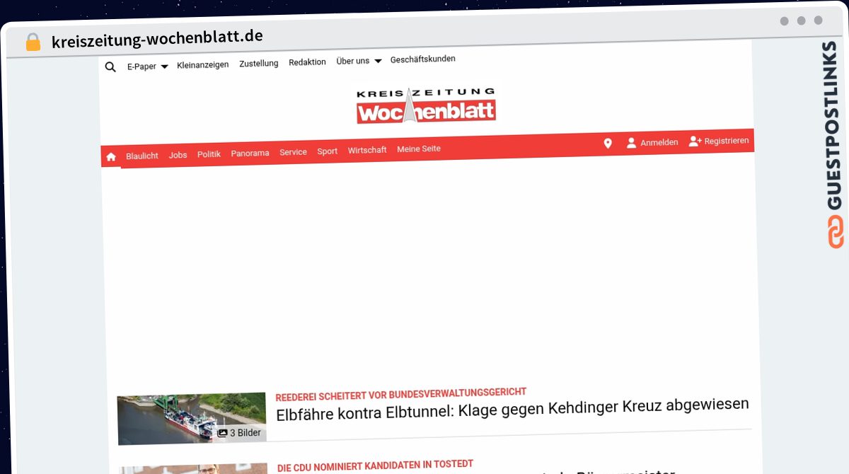 Publish Guest Post on kreiszeitung-wochenblatt.de