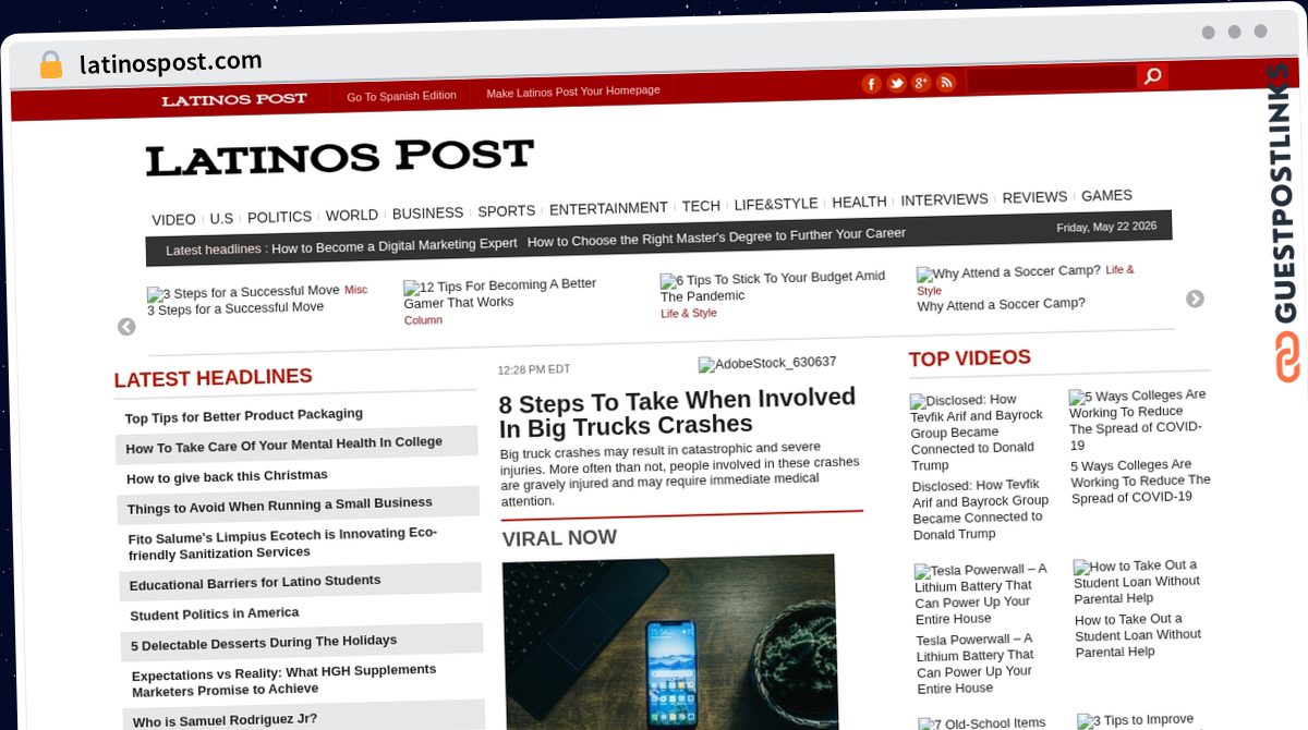 Publish Guest Post on latinospost.com