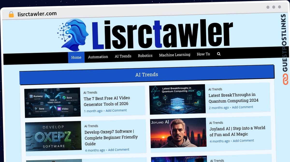 Publish Guest Post on lisrctawler.com