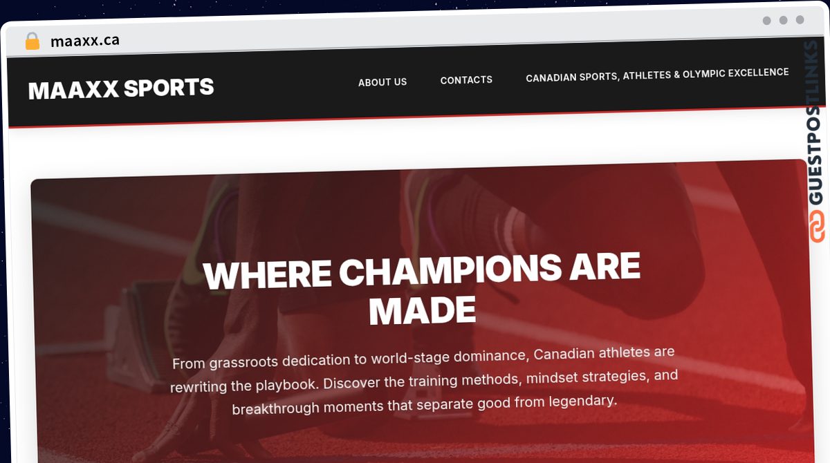Publish Guest Post on maaxx.ca