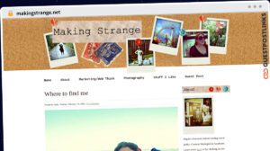 Publish Guest Post on makingstrange.net